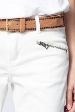 Zadig & Voltaire Belt Starlight Camel