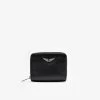 Zadig & Voltaire Mini ZV Wallet Black 2 Zadig & Voltaire Mini ZV Wallet Black -Modern Fashion Shop pwgap4001f noir