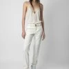 Zadig & Voltaire Christy Silk Camisole Ecru