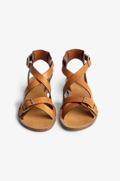 Zadig & Voltaire Cecilia Caprese Sandals Tawny -Modern Fashion Shop swct00770 tawny 4