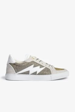 Zadig & Voltaire ZV1747 Low-Top Sneakers Silver