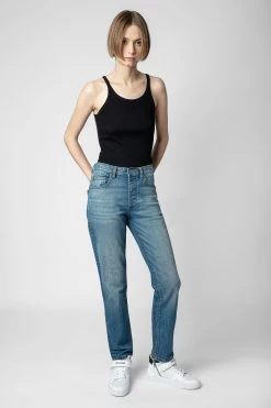 Zadig & Voltaire ZV1747 Mid Flash Smooth Sneakers White -Modern Fashion Shop swsn00416 blanc 9