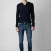 Zadig & Voltaire Mick Jeans Medium Blue -Modern Fashion Shop wmje00010 medium blue 12