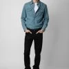 Zadig & Voltaire Stan Denim Shirt Ciel Stone