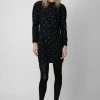 Zadig & Voltaire Racia Diamanté Dress Black