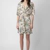 Zadig & Voltaire Rozom Silk Dress Vanille -Modern Fashion Shop wwdr01318 vanille 10
