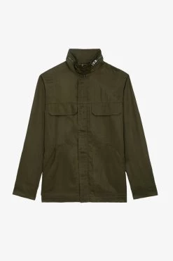 Zadig & Voltaire Kayaka Military Jacket Wakame -Modern Fashion Shop wwow00608 wakame
